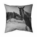 Fondo 26 x 26 in. Horses Lover-Double Sided Print Indoor Pillow FO2793727